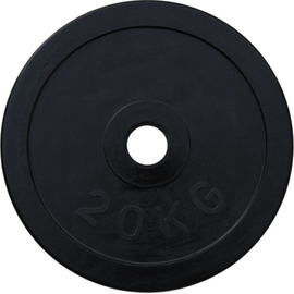 Диск олимпийский обрезиненный черный FITNES SPORT 20 кг RCP11-20